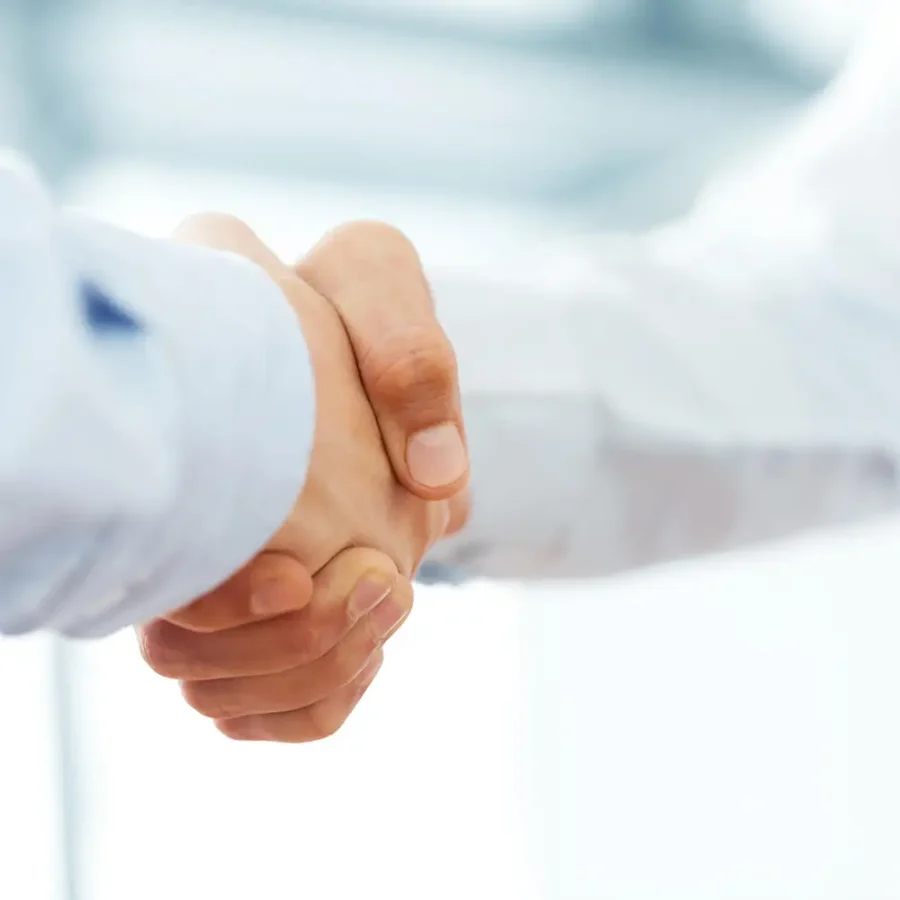 photo of a handshake